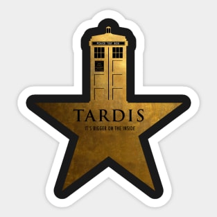 TARDIS - It's Bigger on the Inside Sticker